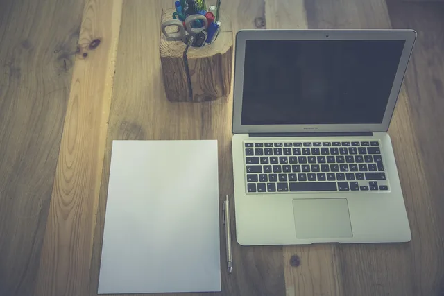 computer, office, desk, work, workplace, laptop, profession, business, keyboard, monitor, apple, computer accessories, graphic design, design, style, wooden desk, vintage, retro. Translation agency client onboarding: practical workflow